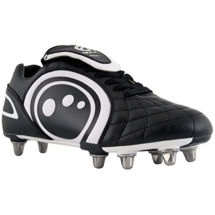 
New Design Pu Material Fashion Rugby Sports Boots Football Shoes 