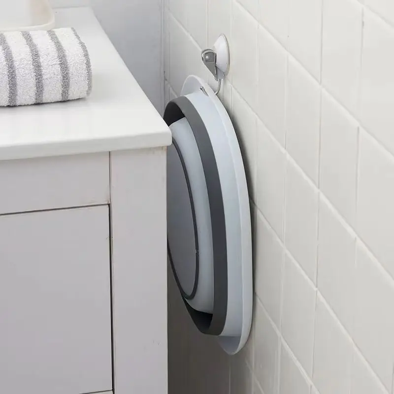 Washbin Household Foldable Washbasin Convenient Travel Laundry Plastic ...