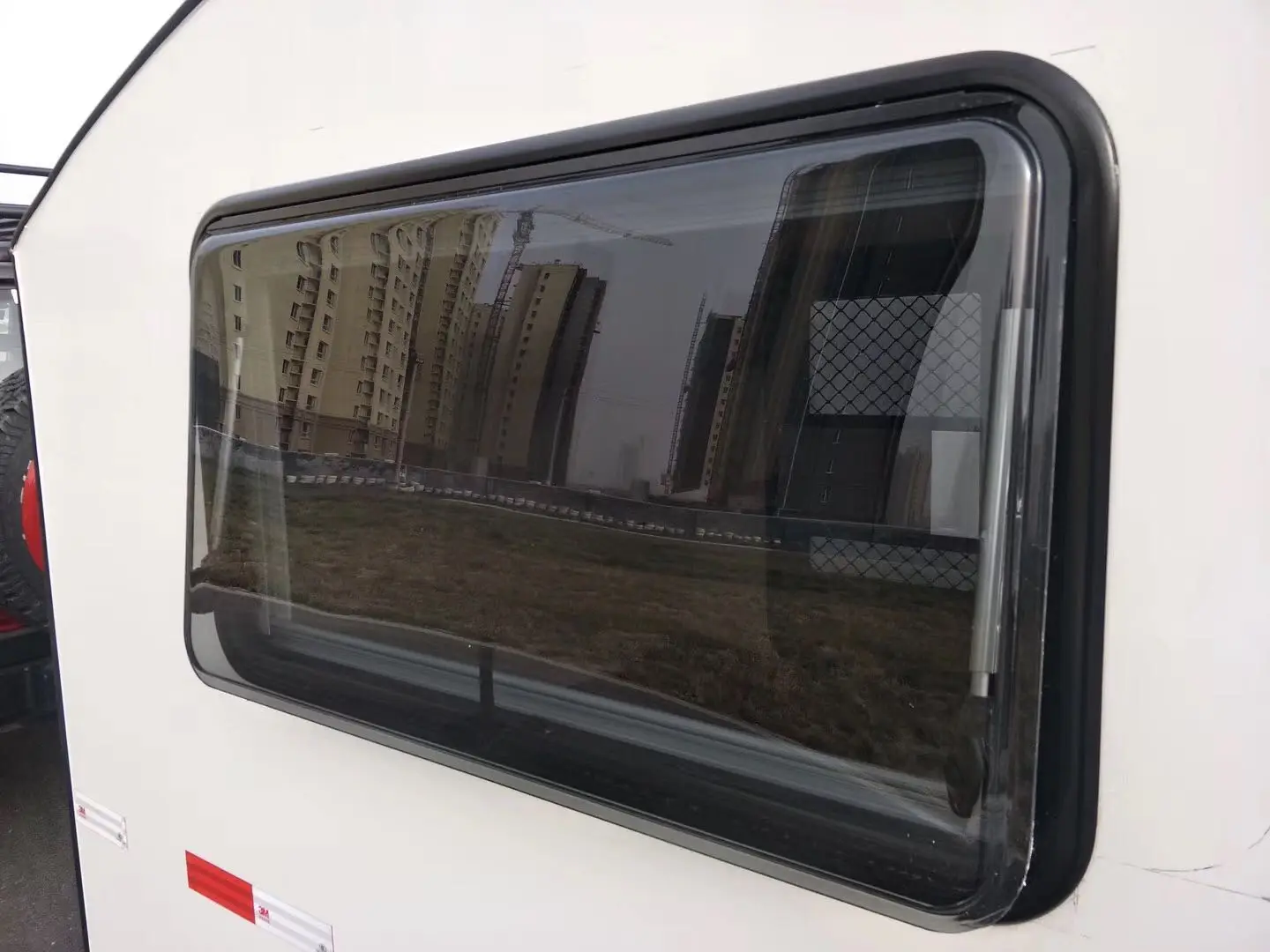 Top Hung Side Window Round Angle Ventilation Hatch With Acrylic Glass RV Caravan Motorhome MG17RWAG