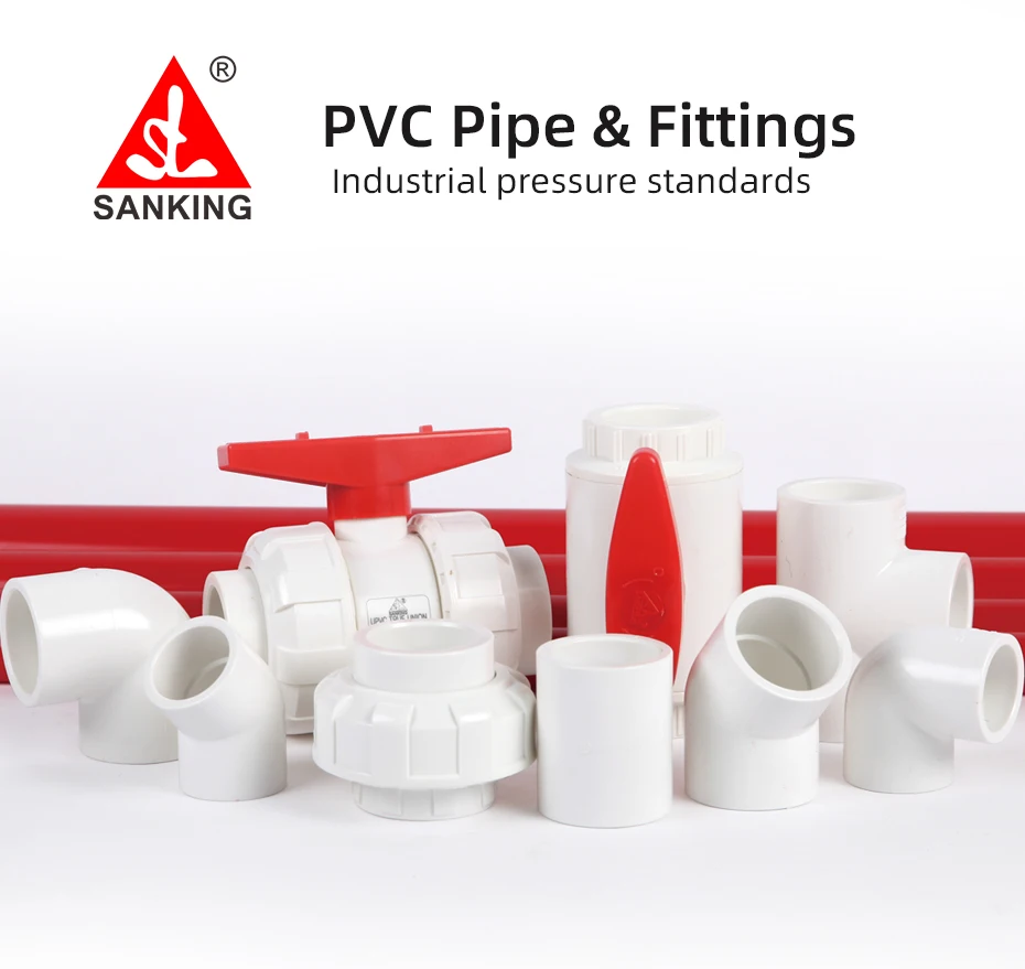 Sanking 20 50mm Plastic Pipe End Cap Pvc Pipe Cap End Round End Cap For Pipe Pvc Tube Fitting 