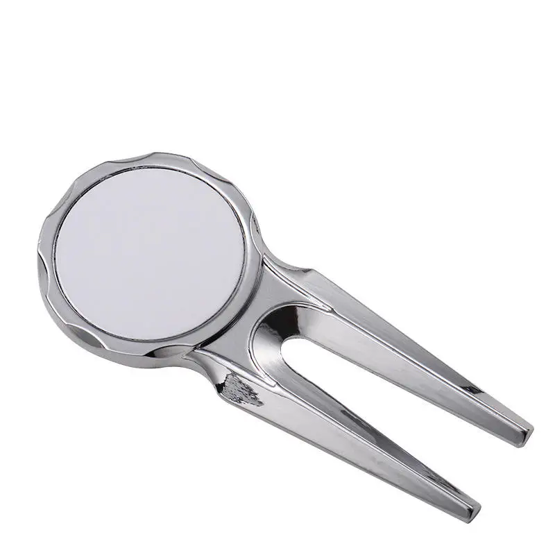 Personalized Golf Ball Marker Blank Sublimation Metal Golf Divot Tool