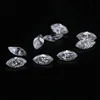 Synthetic Lab Grown 2ct D Color White Diamond 6*12mm Marquise Cut Loose Moissanite Diamond