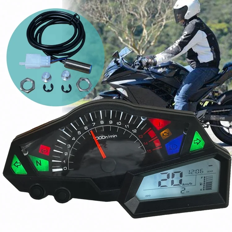 Customizable Display Fuel Gauge Motorbike Speedometer for Kawasaki