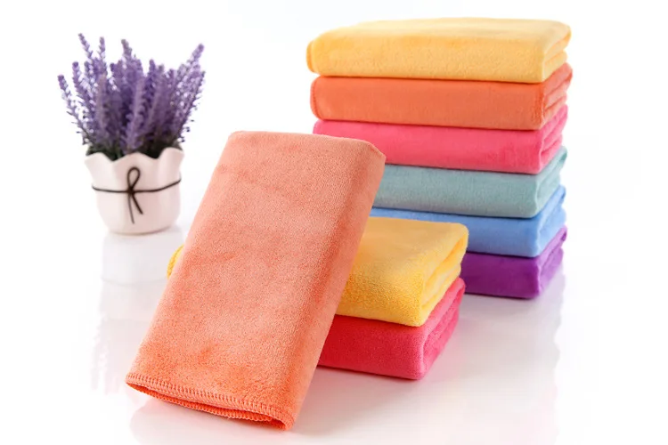 35*75cm Microfiber Beauty Salon Towel Solid Color Multi-functional ...