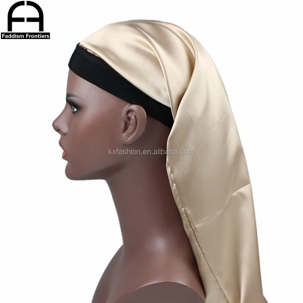 Unisex Men Satin Long Bonnet Braid 