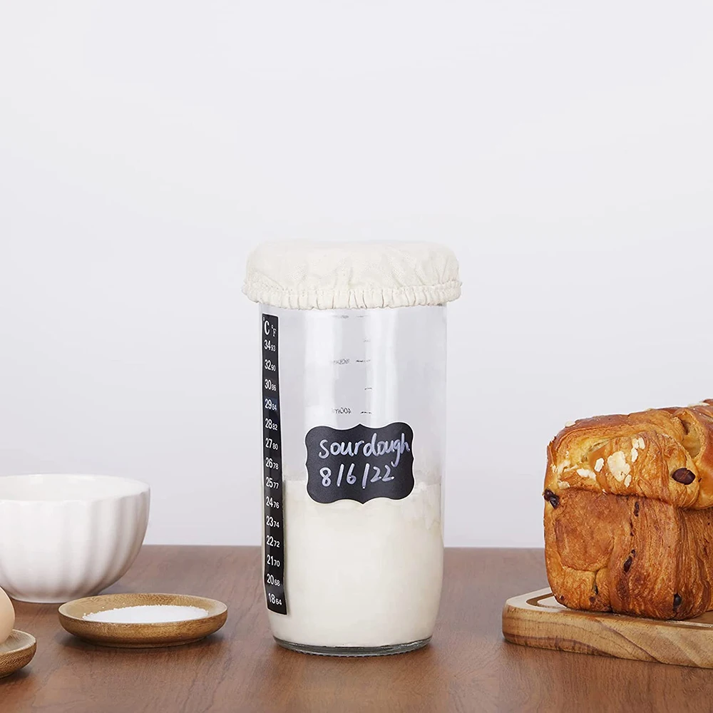 24 Oz Wide Mouth Sourdough Container Sourdough Starter Kit With