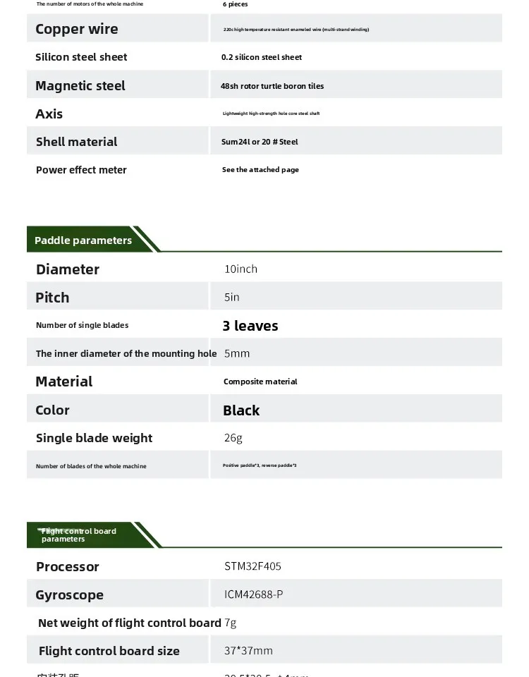 10-Inch FPV 6-Axis Commercial Drone 5kg Load Capacity 145Km/H Flight Speed 10Km Remote Control Distance for Aerial Photography