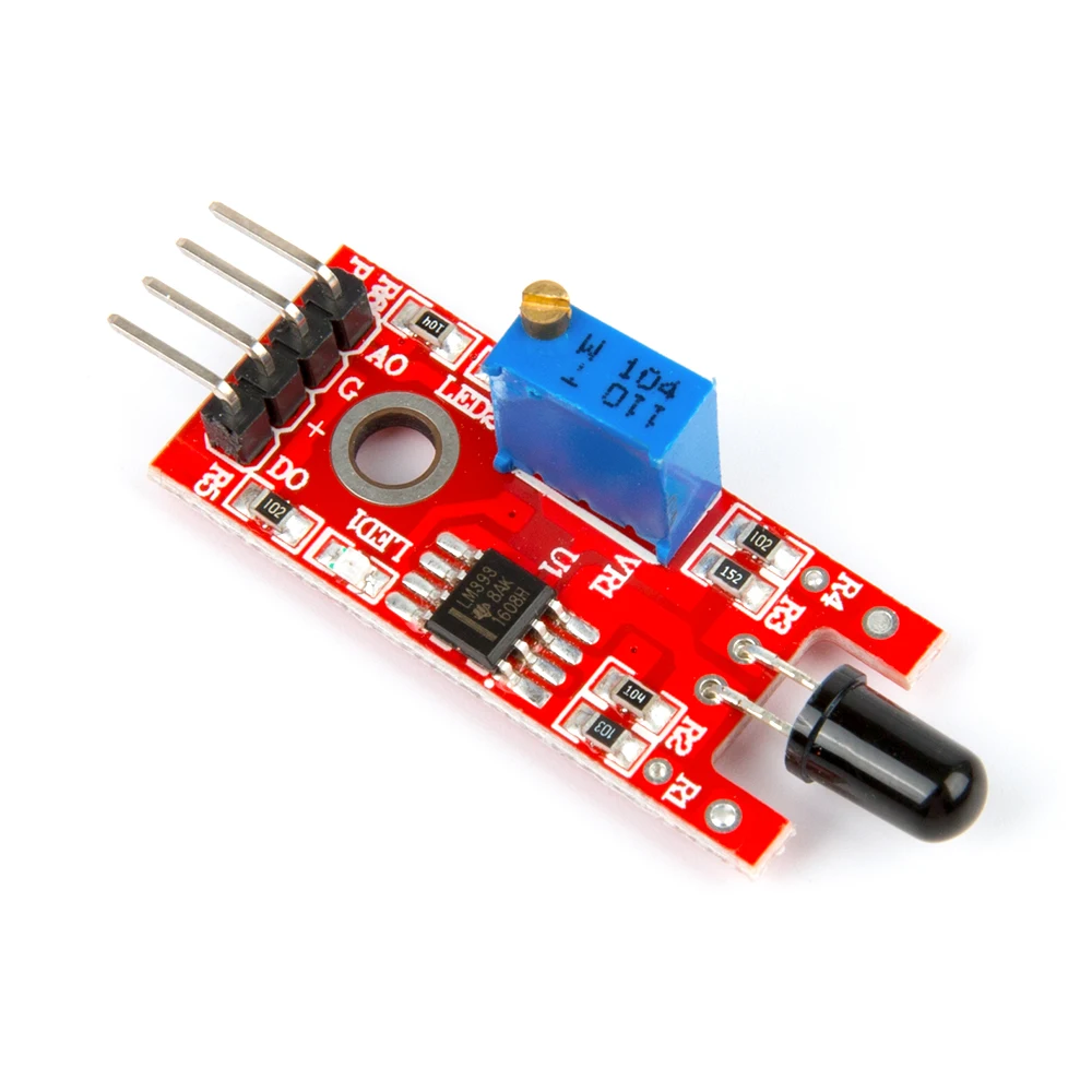 New Ir Flame Sensor Fire Detection Module Detects Infrared Receiver For ...