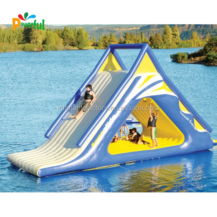 Adult  inflatable pool floating  water slide