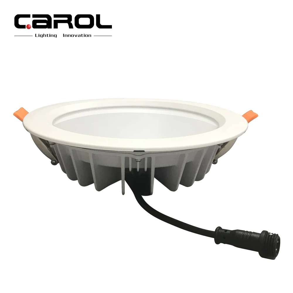 Zhongshan hot sale PF>0.95 recessed round 7w ceiling led smd down light