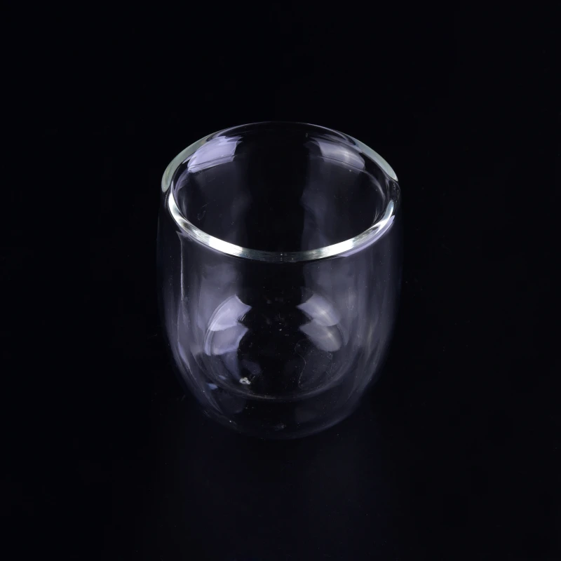 220ml Crystal Double Wall Glass Cup With Customized Logo