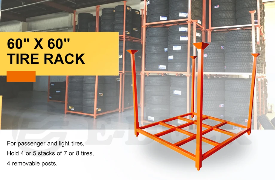 Heavy Duty Industrial Steel Pallet System for Tire Warehousing Storage ...