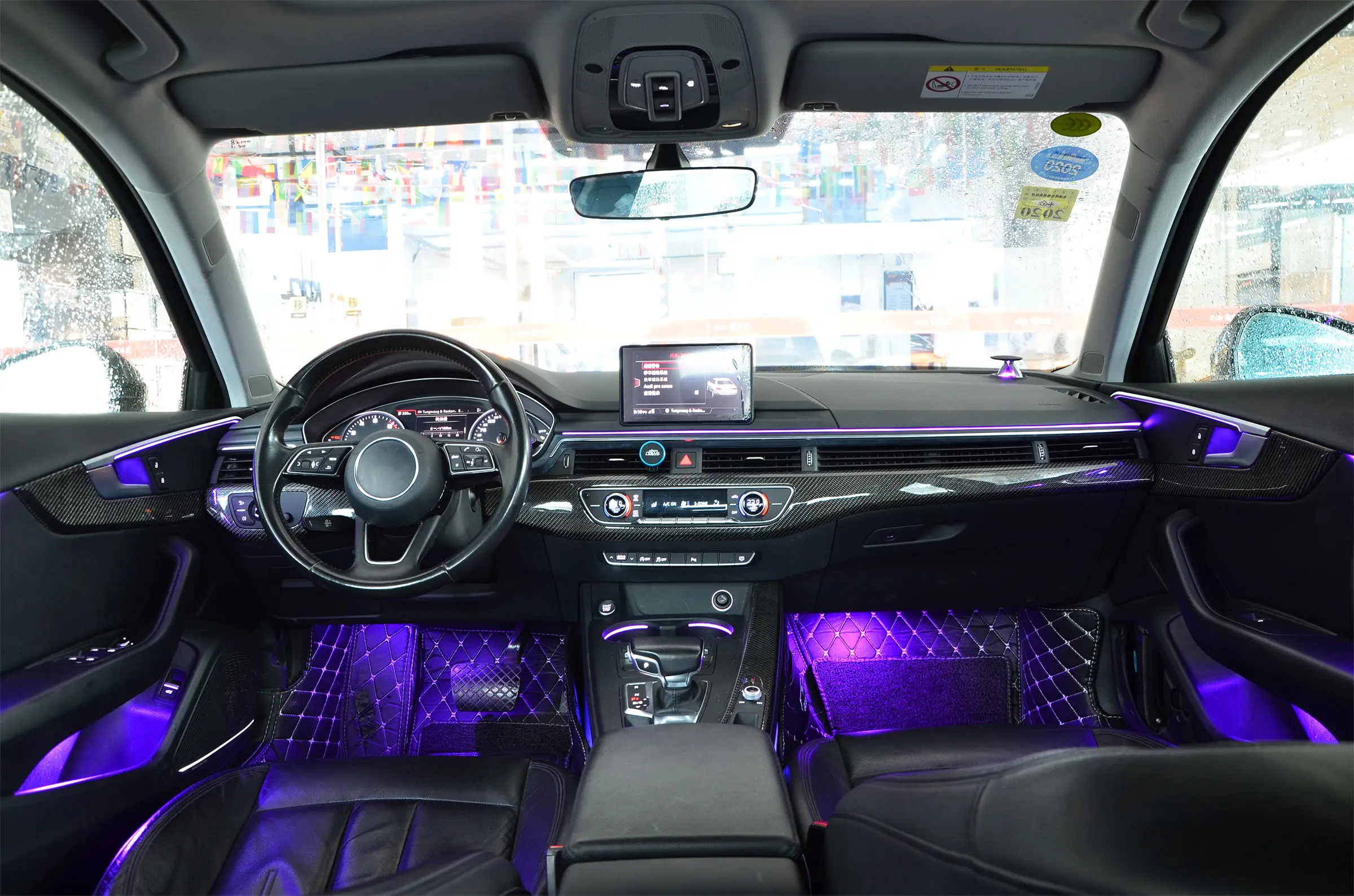 Hydautoa 30 Colors Ambient Light Car Led Interior Ambient Lighting For