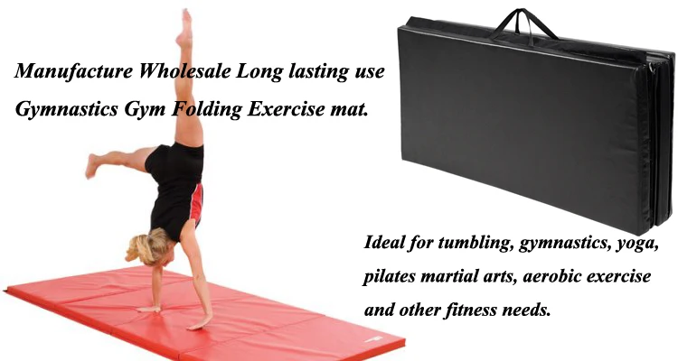 Factory Wholesale Indoor Tumbling Mat Gym Mat Gymnastics Mat for Kid 666