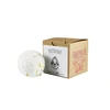 Custom gold logo flat pack cosmetic face cream packaging paper box