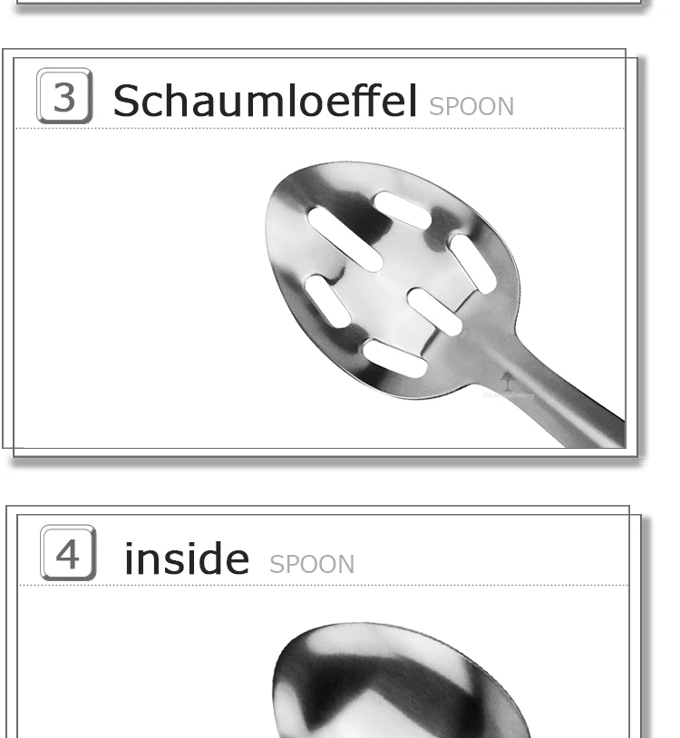 High quality Stainless Steel Slotted Spoon Serving Spoon set