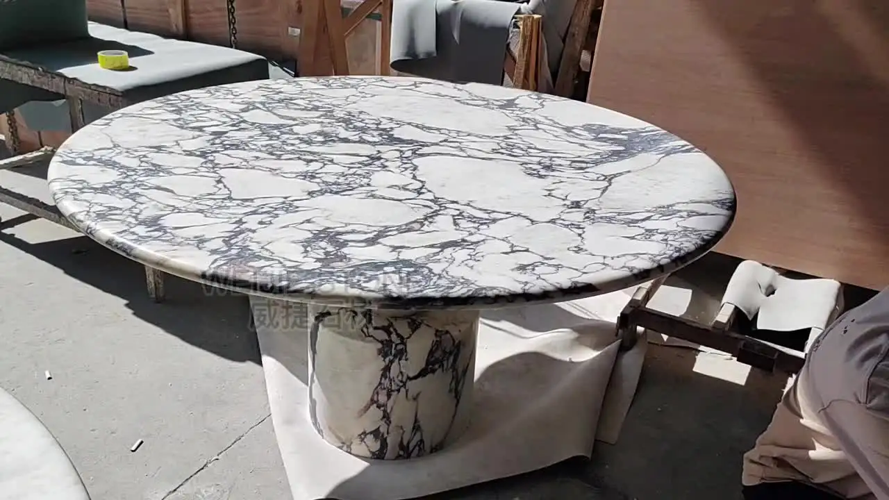 Modern Apartment Household Italy Marble Coffee Table Calacatta