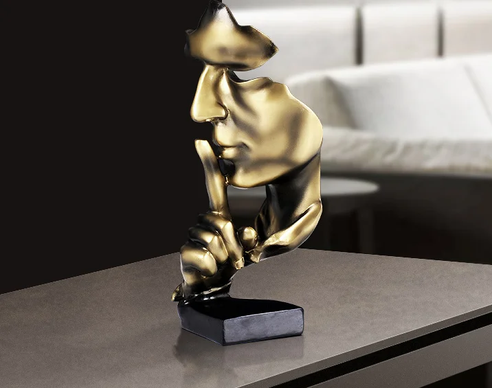 Hot Sale Office Modern Portrait Bronze Sculpture Decoration For Home