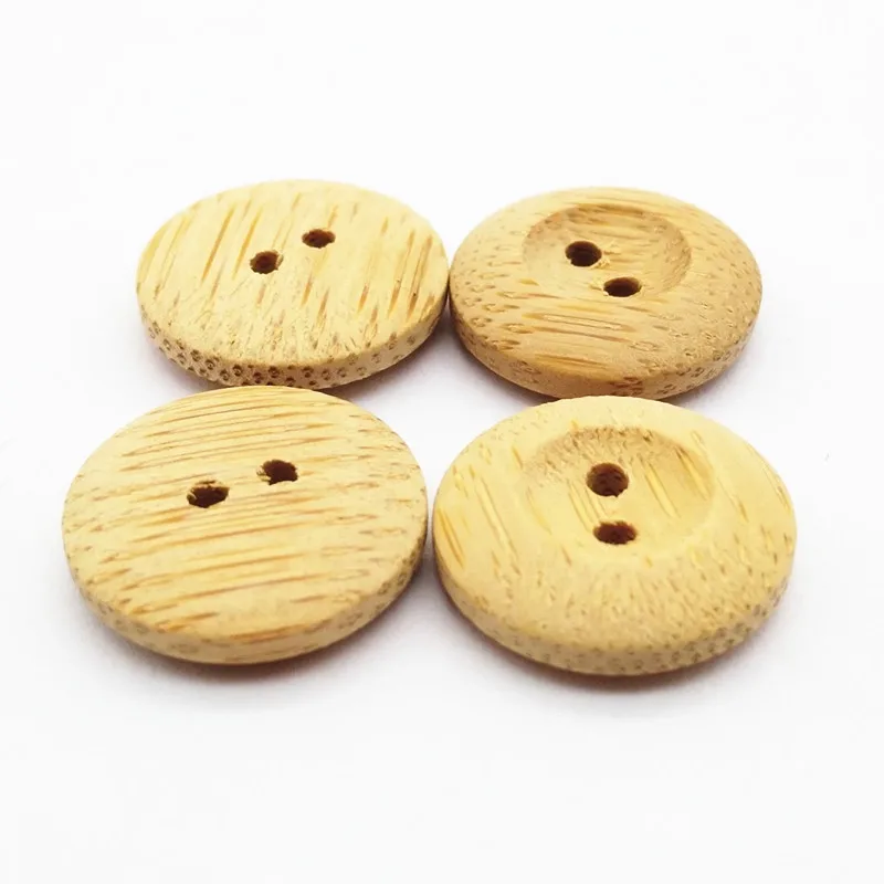 15mm 24l Natural Bamboo Button In Natural Color,Shirt Bamboo Button ...