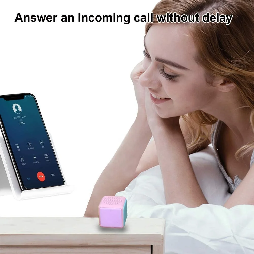 Promotional Mini Wireless Speakers with BT V4.2 Portable Speakers for Home Outdoors Travel 10m Wireless RangeD - ANKUX.COM