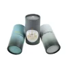 Custom high quality paper cardboard cylinder packaging round box with lid