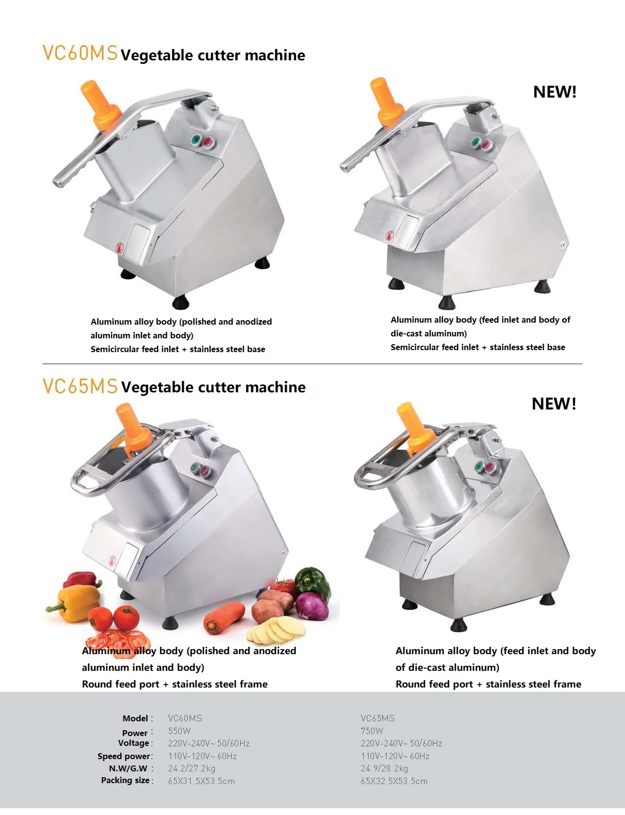 Stainless Steel Vegetable Cutter Commercial Food Processor Machine For