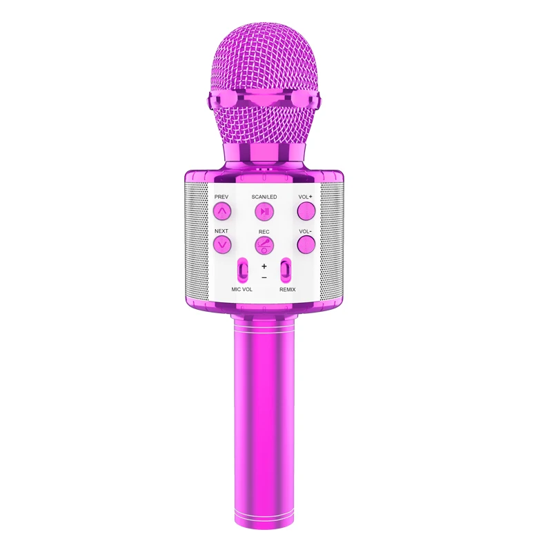 Ws858l Mini Wireless Karaoke Mic Wireless Radio Cennect Microphone With ...