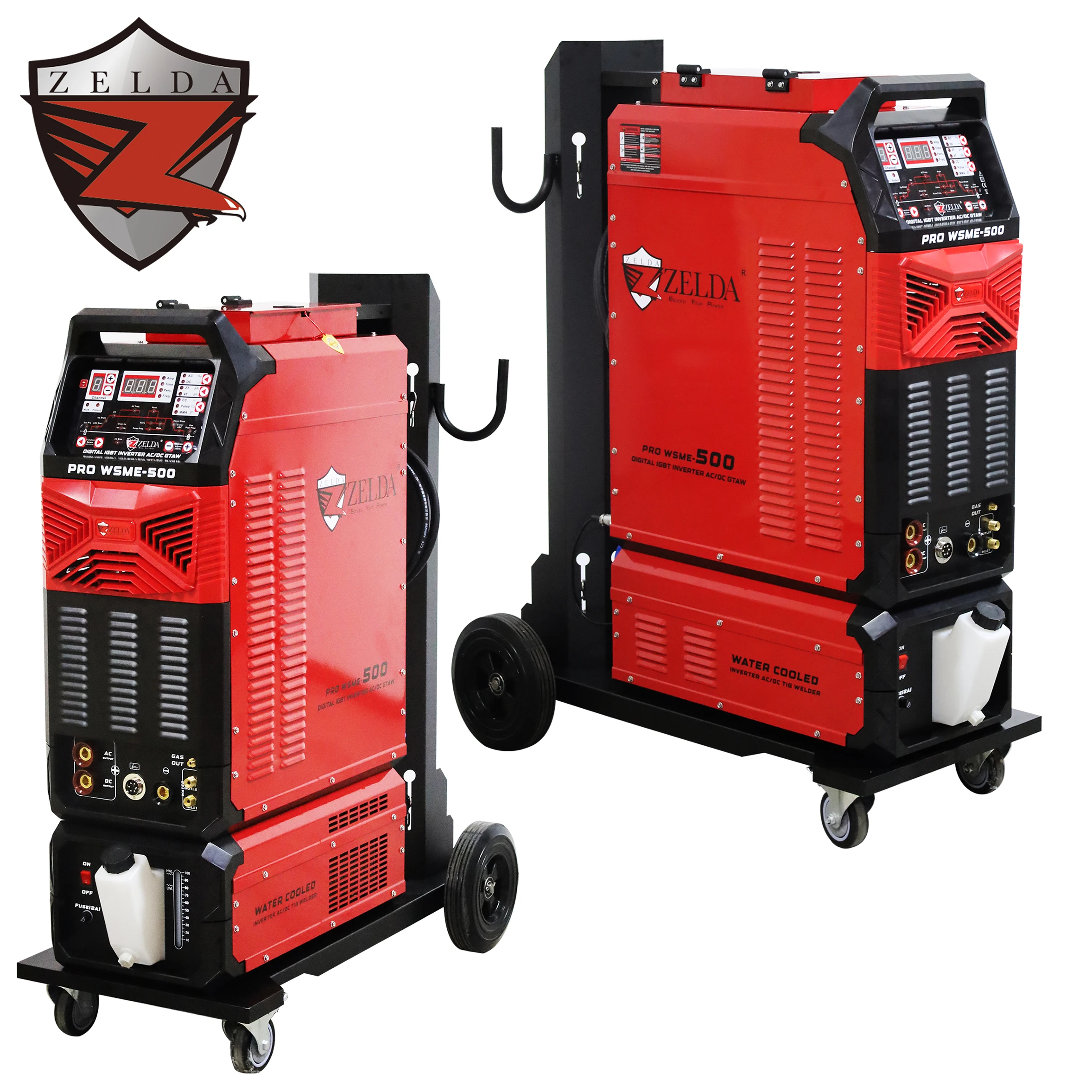 Zelda 500A Aluminum TIG Welding Machine - Professional AC/DC TIG
