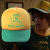 Kids Camp Know Where Slogan Baseball Cap 5 Panel Printing LOGO Mesh Trucker Hats With String