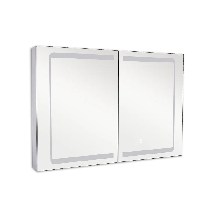 CE ROHS IP44 Cosmetic Vanity LED Light Useful Bathroom Mirror Cabinet