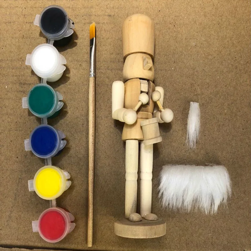 unpainted nutcracker soldier