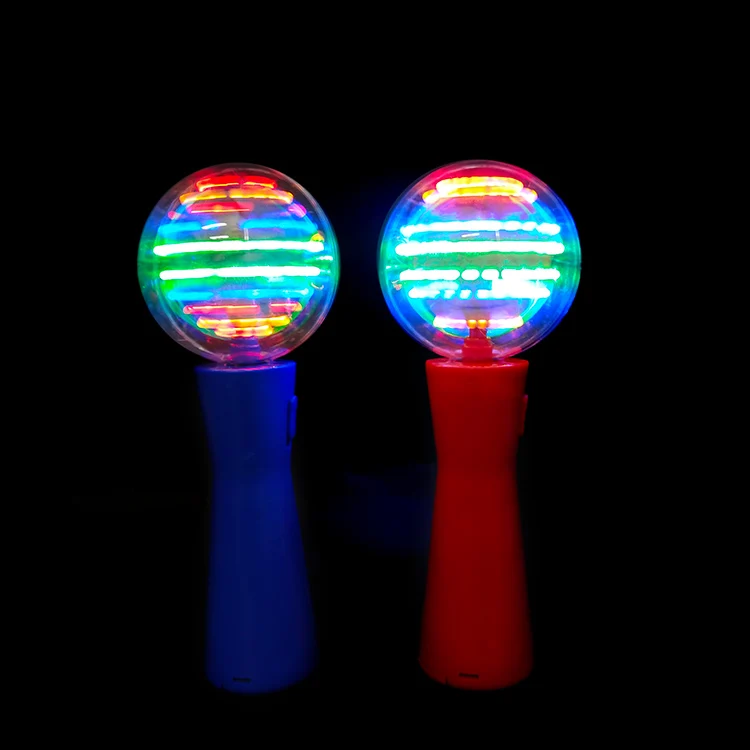 Led Spinning Ball Wand Music Light Up Spinning Wand Led Spinner Wand ...