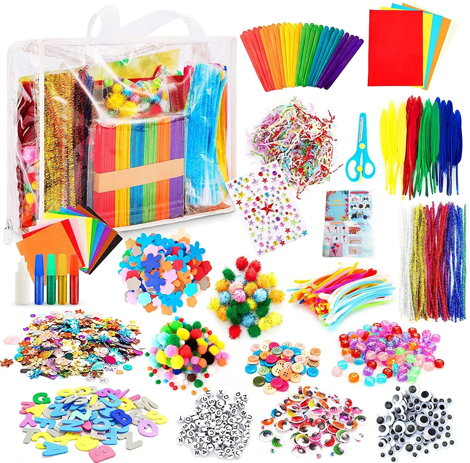 Arts And Crafts Supplies For Kids Craft Kits For Kids Diy School Craft ...