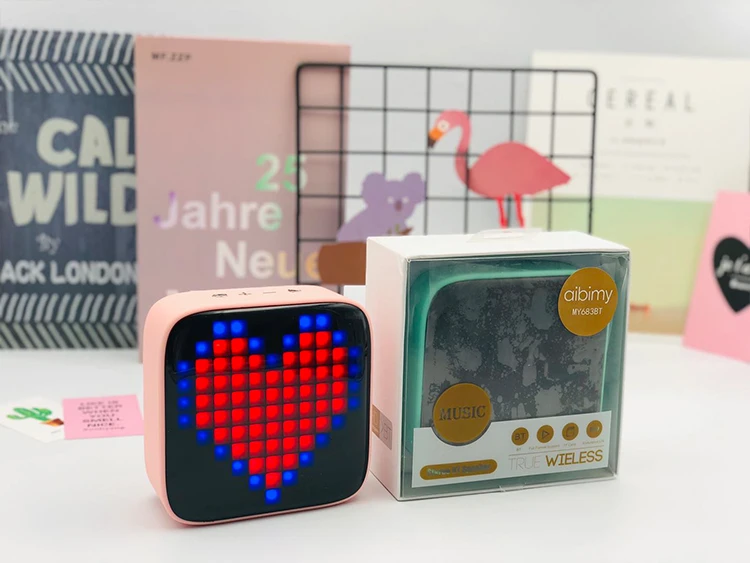 Amazon Hot Selling Divoom Tivoo LED Speaker Pixel Art DIY Box RGB Programmable 16X16 LED Bluetooth Speaker - ANKUX.COM