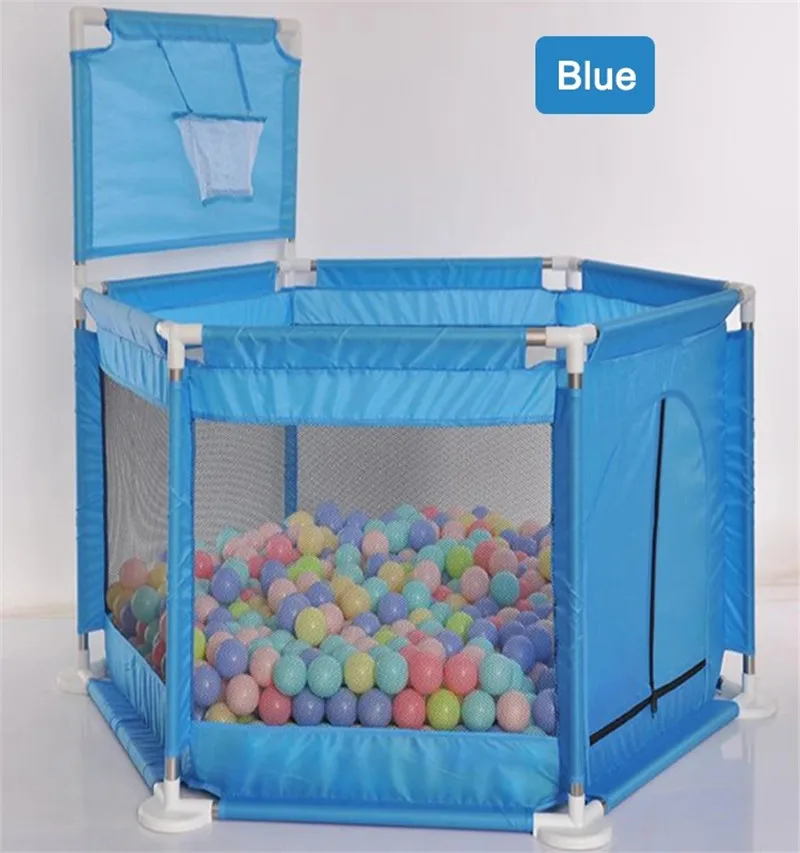 Hot Sell Baby Play Yard Folding Safety Fences Playpen+Wave Toy Ball L0229