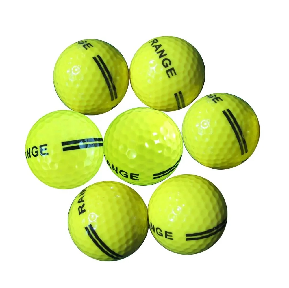 Custom Yellow Stripe Driving Range Golf Ball Buy Yellow Range Golf Ball,Stripe Golf Ball