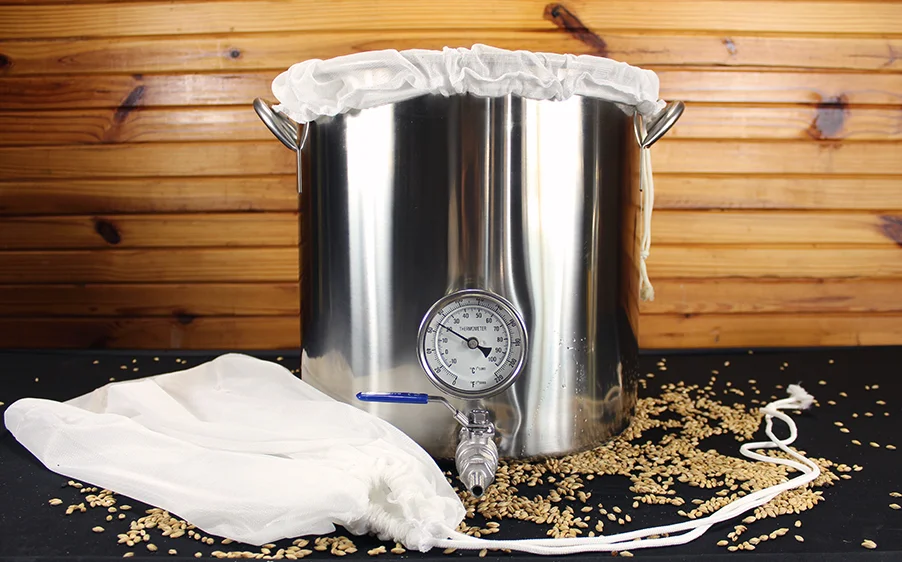 Extra Large (26" X 22") Reusable Drawstring Straining Brew Bag For All