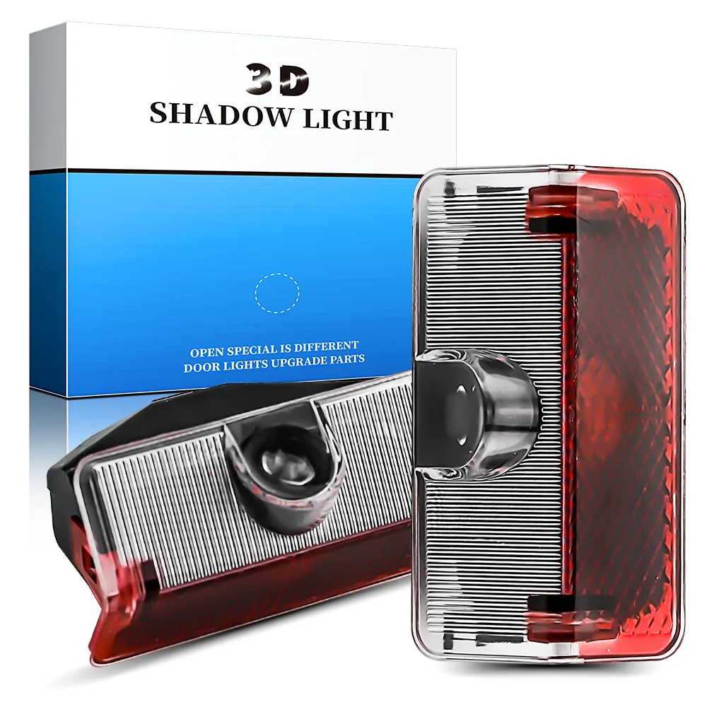 DXZ Fast Shipping 2pcs HD Wick Car Door Light Interior Logo Light with Best Quality