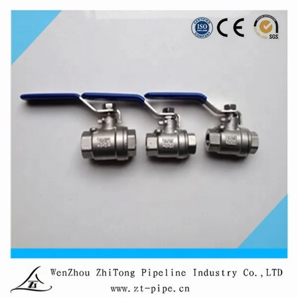 2 pc Cf8m Stainless Steel Ball Valve,Full Port 1000wog,Ball Valve