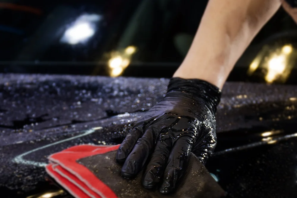 Disposable Nitrile Gloves For Car Wash Black Rubber Gloves Buy