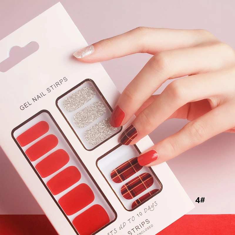 Mobray Wholesale Cured Gel Nail Stickers Nails Customization Oem False