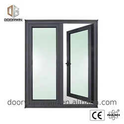 Doorwin cheap house windows for sale modern style plastic door crank open casement window