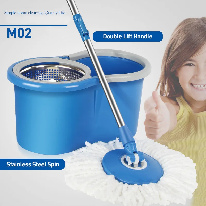 Best online shopping in india cheapest Basic Design 360 Spin Wet Magic Mop Indoor Floor Cleaning Mop