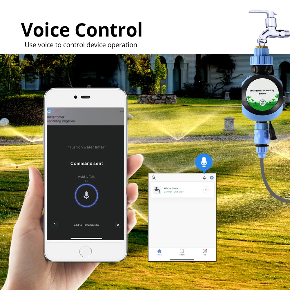 Zemismart Tuya Wireless Automatic Irrigation System Smart Sprinkler