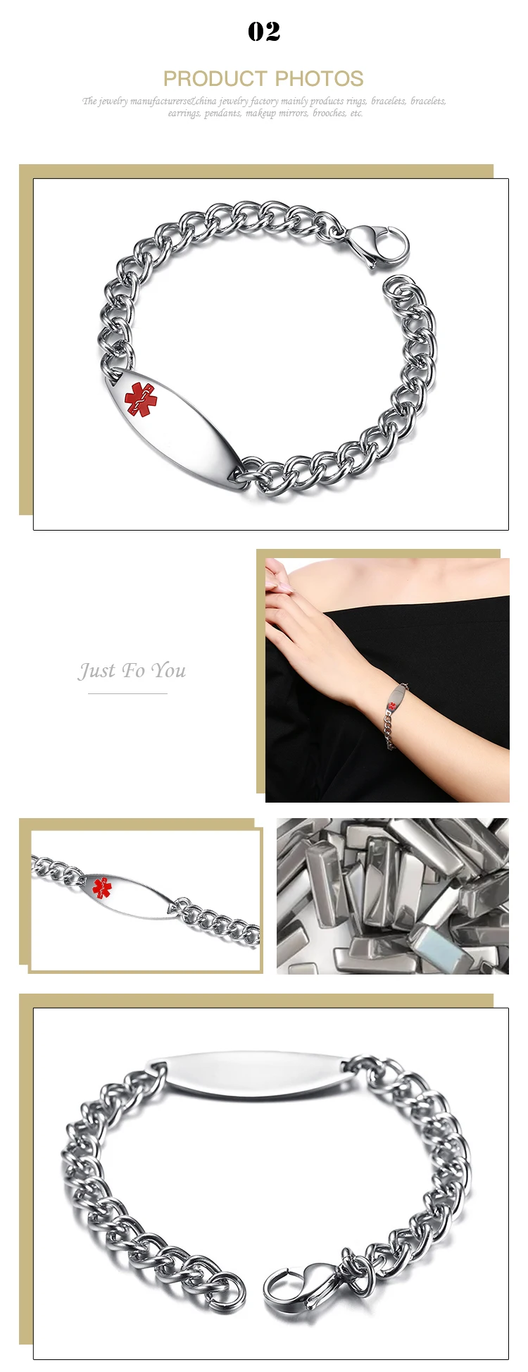 New pure silver bracelet for women suppliers for women-6
