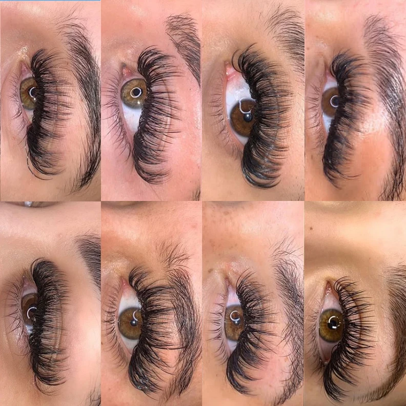 Premade Russian Volume Lash Fans 2d/3d/4d/5d/6d/7d 12 Rows/tray Short