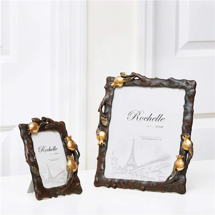 Polyresin/resin Photo Frames 8x10inch Picture Frame Black Resin Photo