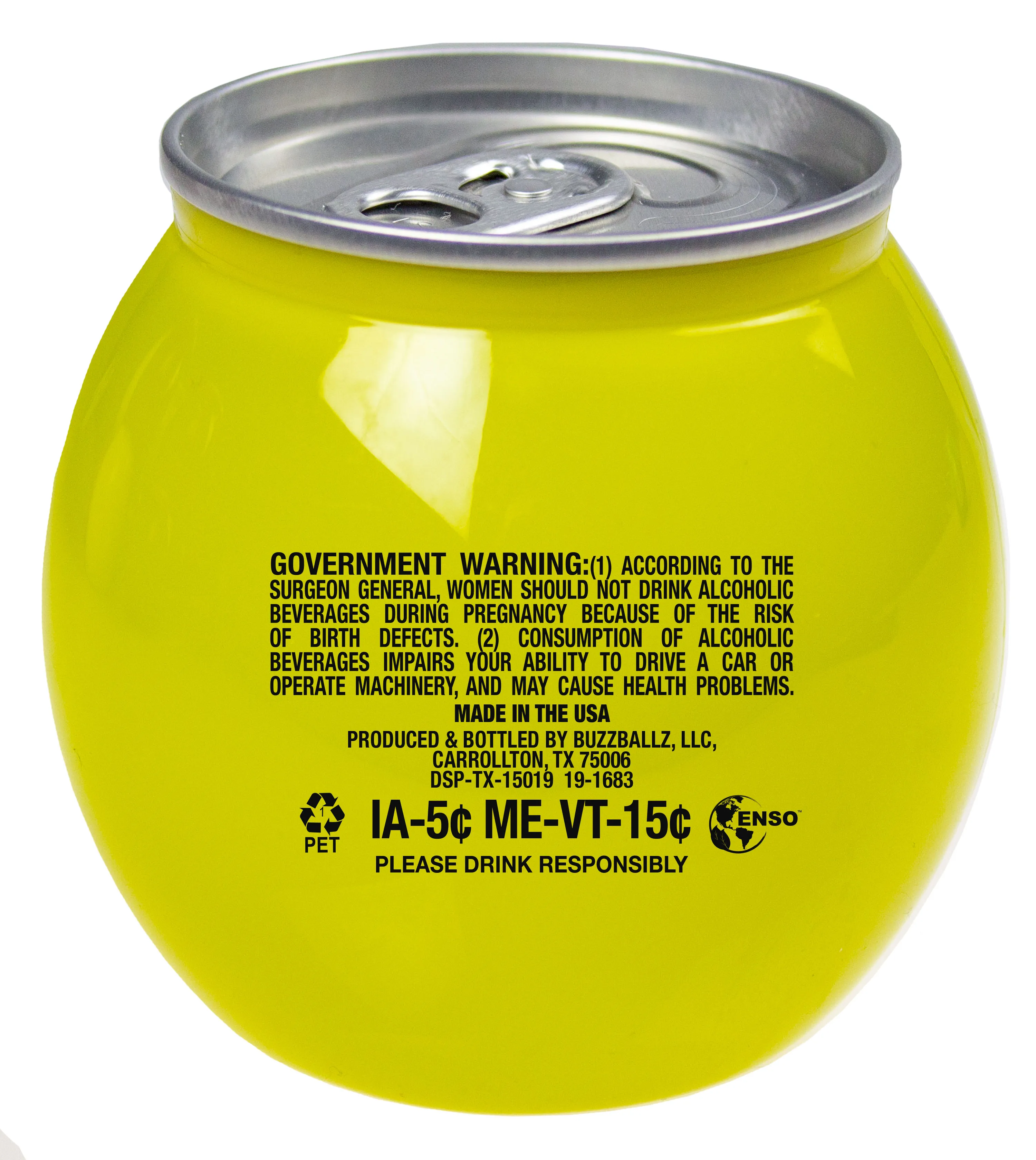 Wholesale bulk BuzzBallz Stiff Lemonade.