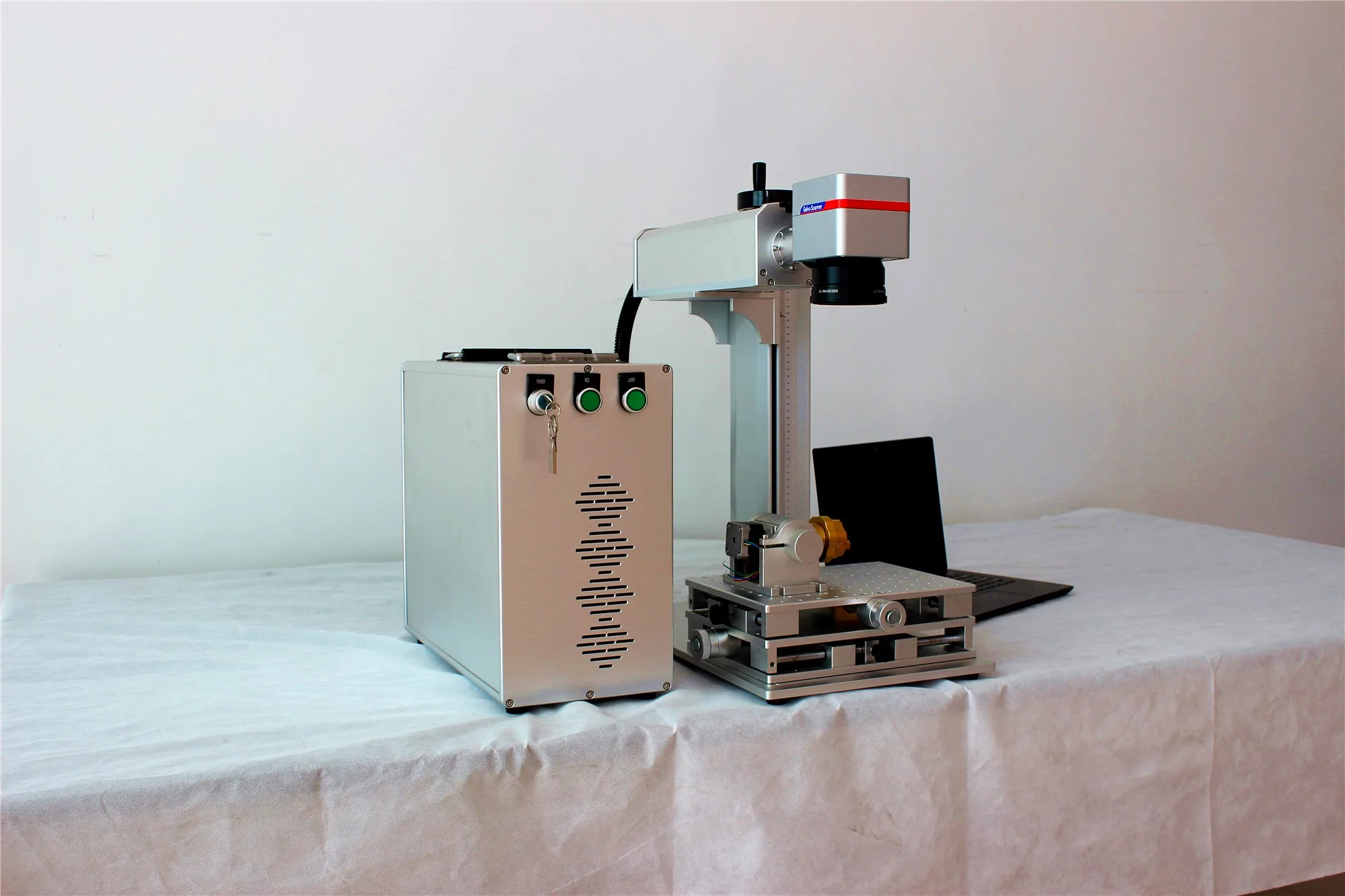 Portable Mini Laser Marker 20w 30w 50w Fiber Laser Marking Machine Qr