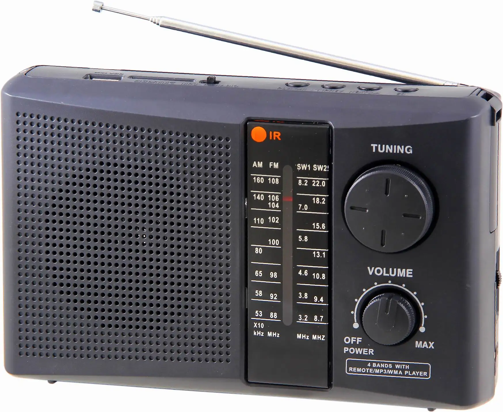 Portable Am/fm/sw1-2 4band Radio With Usb/tf - Buy With Usb/tf,Mini Am ...